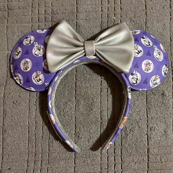 Disney Accessories - Disney’s 100th Anniversary Character Purple Minnie Mouse Ears NWOT